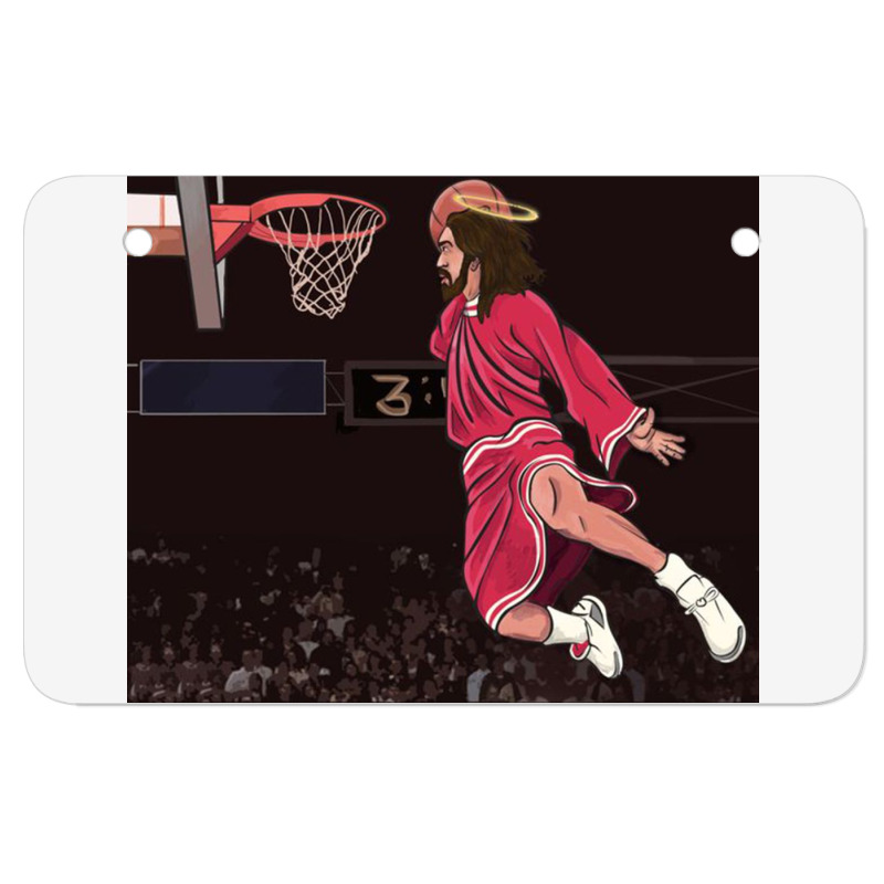 Could Jesus Ball Poster Atv License Plate | Artistshot