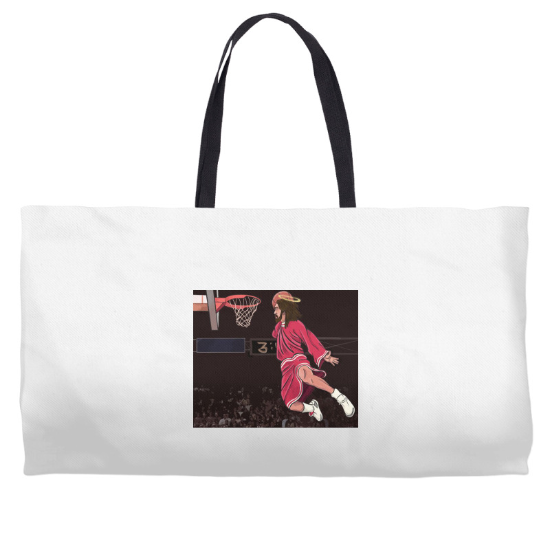 Could Jesus Ball Poster Weekender Totes | Artistshot