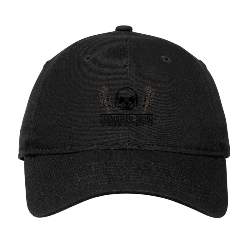 Memento Mori - Latin Phrase Adjustable Cap by oatesorlandoi9eepf | Artistshot