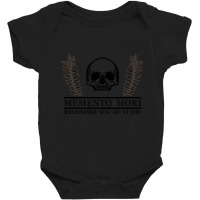 Memento Mori - Latin Phrase Baby Bodysuit | Artistshot