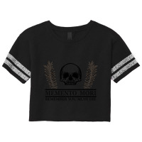 Memento Mori - Latin Phrase Scorecard Crop Tee | Artistshot