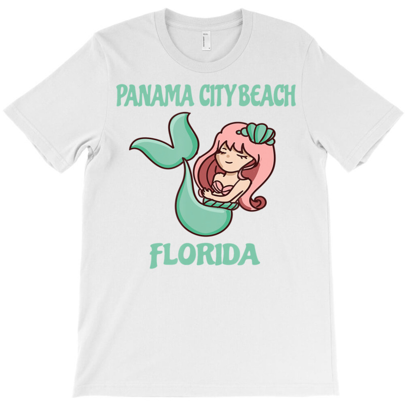 Panama City Beach Cute Mermaid Themed T-Shirt by rastyrocl | Artistshot