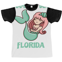 Panama City Beach Cute Mermaid Themed Graphic T-shirt | Artistshot