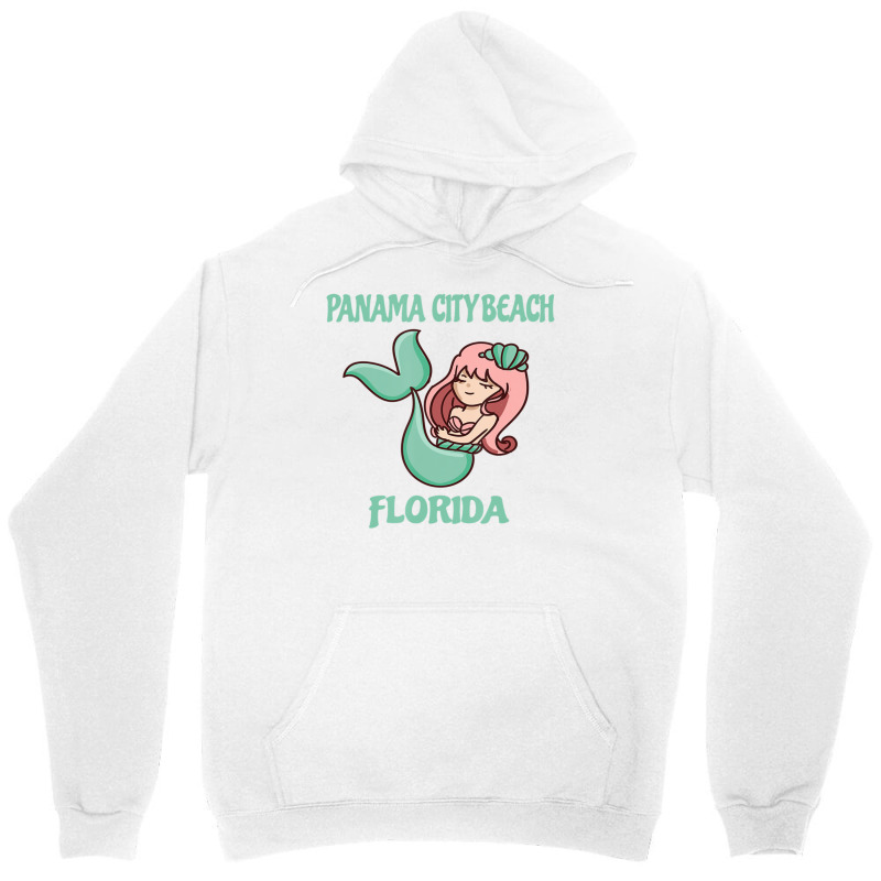 Panama City Beach Cute Mermaid Themed Unisex Hoodie by rastyrocl | Artistshot