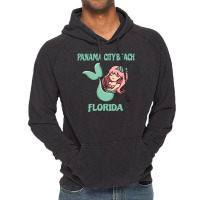 Panama City Beach Cute Mermaid Themed Vintage Hoodie | Artistshot