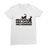 Pro Cats Pro Choice Pro Feminism Ladies Fitted T-shirt | Artistshot