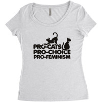 Pro Cats Pro Choice Pro Feminism Women's Triblend Scoop T-shirt | Artistshot