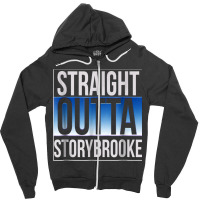 Straight Outta Storybrooke  Once Upon A Time Shirt Zipper Hoodie | Artistshot