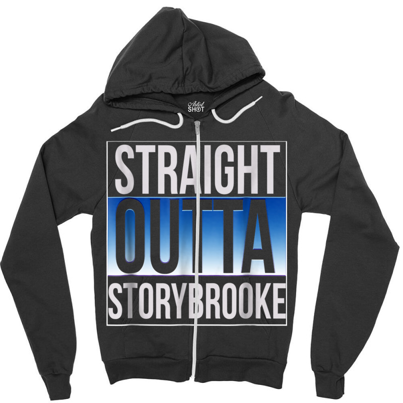 Straight Outta Storybrooke  Once Upon A Time Shirt Zipper Hoodie by GARYAMILTON | Artistshot