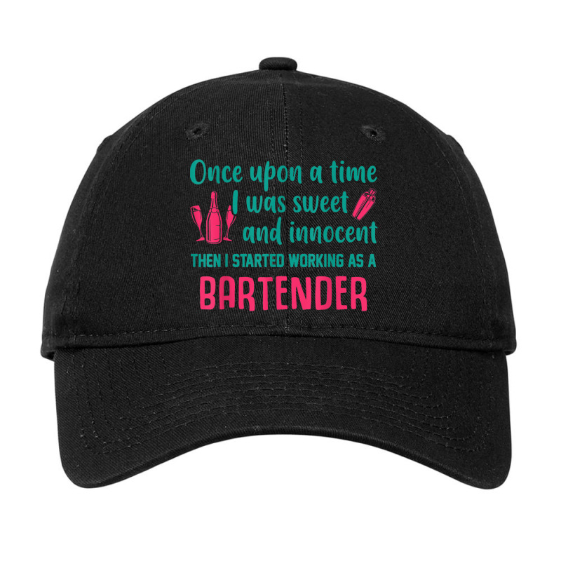 Then I Started Working As A Bartender Shirt Adjustable Cap by GARYAMILTON | Artistshot