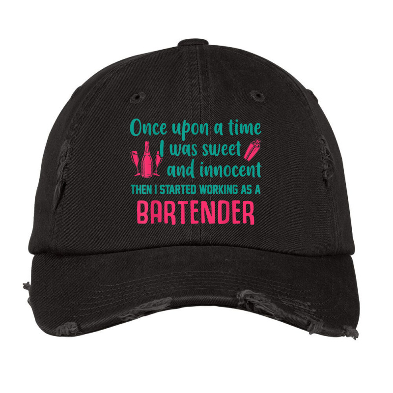 Then I Started Working As A Bartender Shirt Vintage Cap by GARYAMILTON | Artistshot