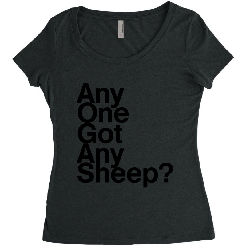 Any One Got Any Sheep Women's Triblend Scoop T-shirt by ternacanuda | Artistshot