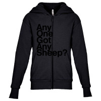 Any One Got Any Sheep Youth Zipper Hoodie | Artistshot