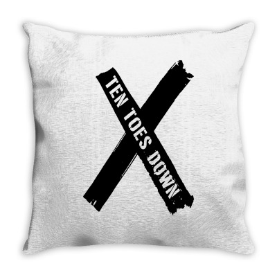 Deestroying Ten Toes Down Ttd Merch Throw Pillow Designed By Just4you