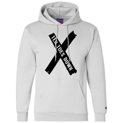 Deestroying Ten Toes Down Ttd Merch Champion Hoodie Designed By Just4you