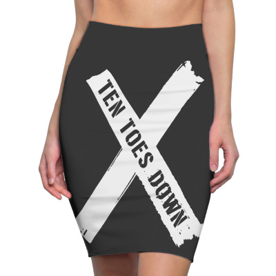 Deestroying Ten Toes Down Ttd Merch   For Dark Pencil Skirts Designed By Just4you