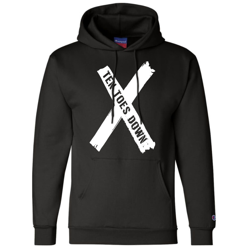 Deestroying Ten Toes Down Ttd Merch For Dark Champion Hoodie By ...