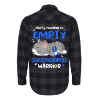 Mostly Running On Empty Leukodystrophies Warrior-u2k1z Flannel Shirt | Artistshot