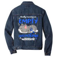 Mostly Running On Empty Leukodystrophies Warrior-u2k1z Men Denim Jacket | Artistshot