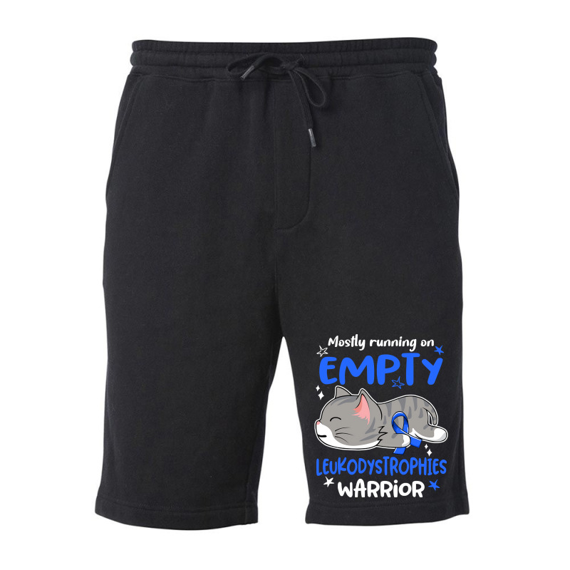 Mostly Running On Empty Leukodystrophies Warrior-u2k1z Fleece Short | Artistshot