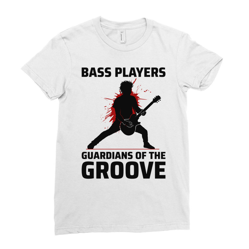 Bass Guitar Player Music Musician Bassist Funny Ladies Fitted T-shirt | Artistshot