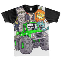 Halloween Skeleton Zombie Monster Truck Vampire Boys Kids  Copy Graphic Youth T-shirt | Artistshot