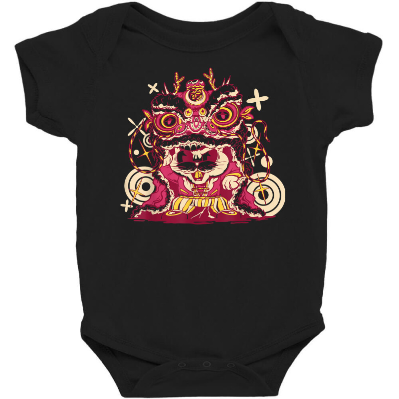 Happy Chinese New Year 2023 Year Of The Rabbit Dragon Dance T Shirt Baby Bodysuit by gswarnkab | Artistshot