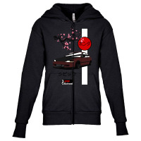 Jdm Eg Red Sun Edition Youth Zipper Hoodie | Artistshot