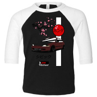 Jdm Eg Red Sun Edition Toddler 3/4 Sleeve Tee | Artistshot