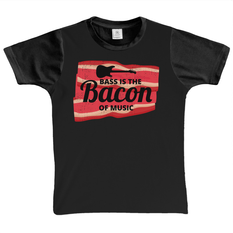 Bass Guitar Bacon Food Music Musician Bassist Graphic Youth T-shirt by Tasteful Tees | Artistshot