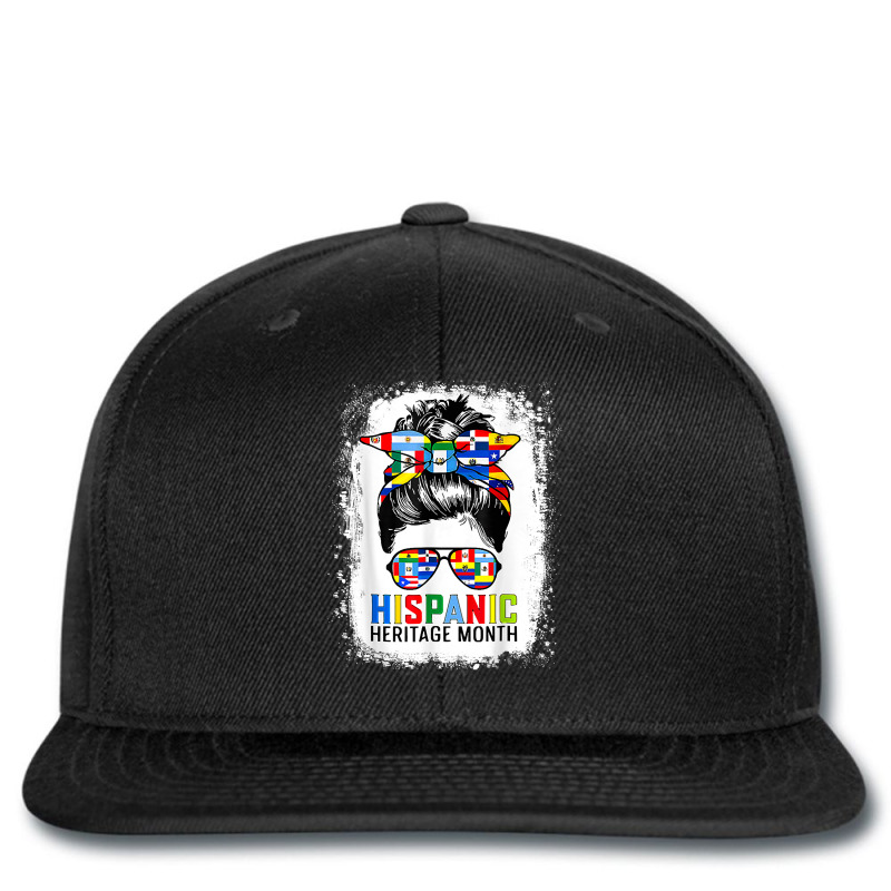 National Hispanic Heritage Month Messy Bun Countries Flags Printed hat by mckeebeckett3l9yxd | Artistshot