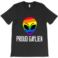 Proud Gaylien Gay Pride Flag Lgbt Heart T-shirt | Artistshot