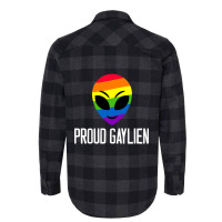 Proud Gaylien Gay Pride Flag Lgbt Heart Flannel Shirt | Artistshot