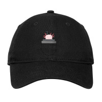 Pocket Axolotl - Albino Adjustable Cap | Artistshot