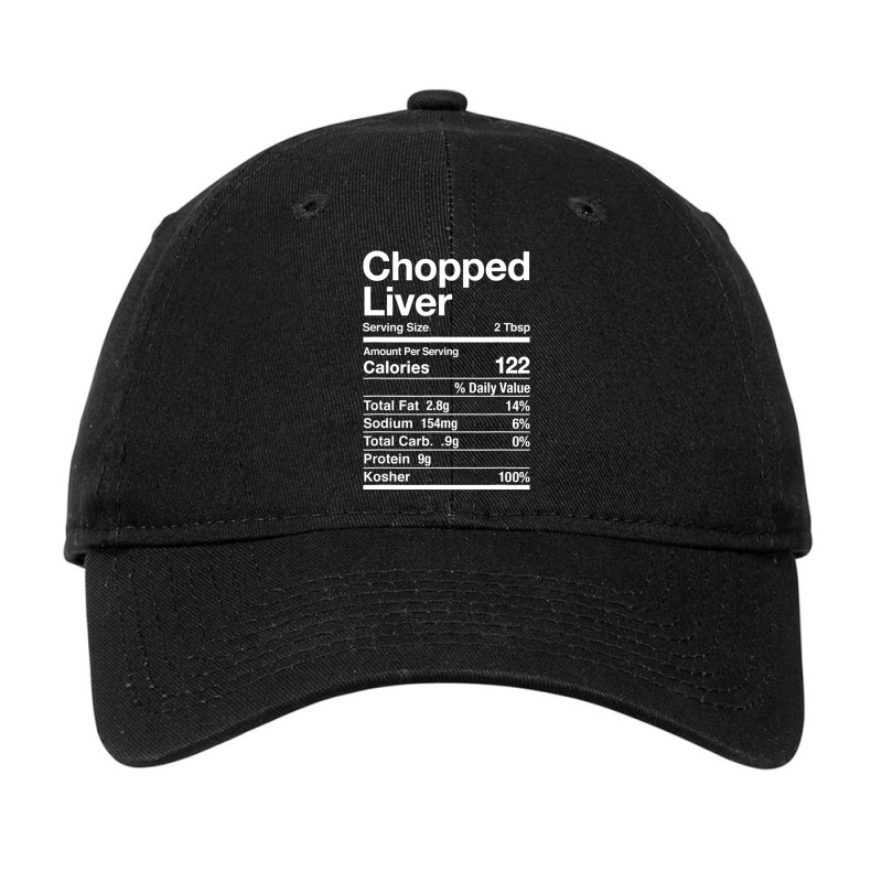 Chopped Liver Nutrition Facts Jewish Kosher Food Hanukkah Adjustable Cap | Artistshot