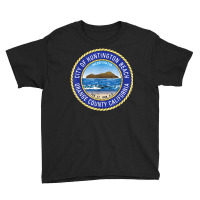 Huntington Beach Coat Of Arms Jersey National Pride Gift T Shirt Youth Tee | Artistshot