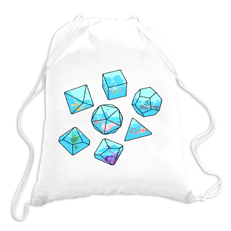 Pond Life Dice Drawstring Bags | Artistshot