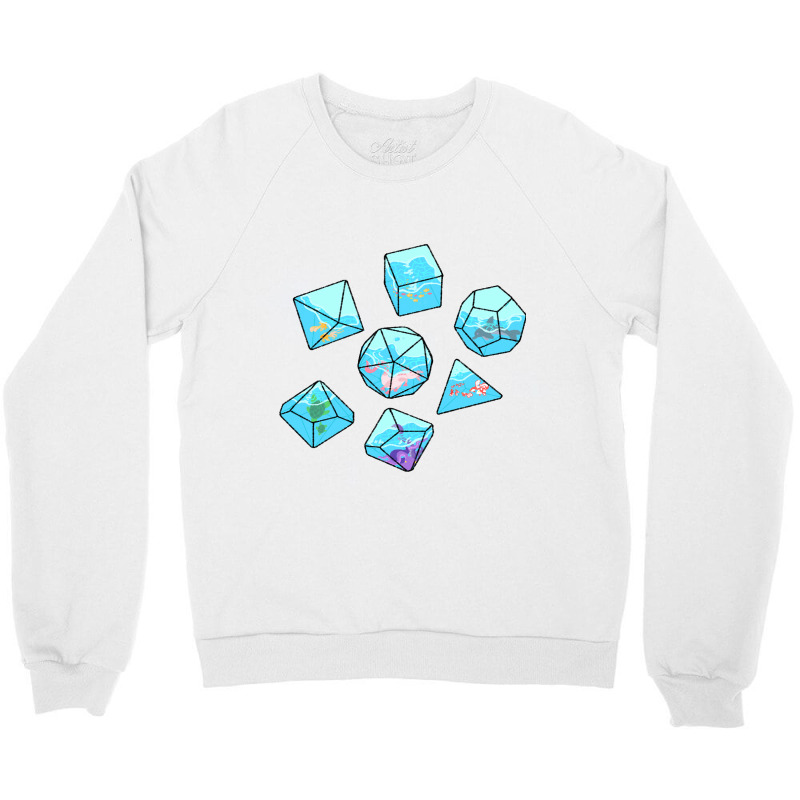 Pond Life Dice Crewneck Sweatshirt | Artistshot