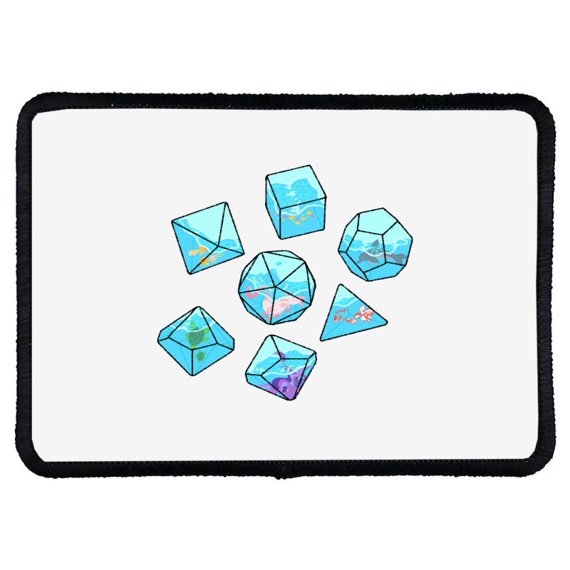 Pond Life Dice Rectangle Patch | Artistshot