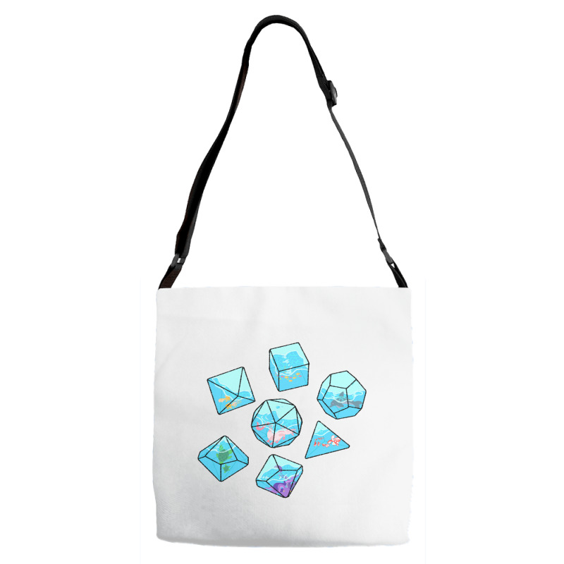 Pond Life Dice Adjustable Strap Totes | Artistshot