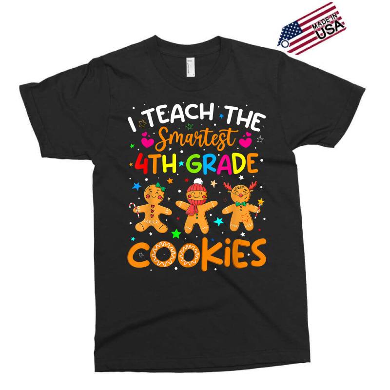 I Teach The Smartest 4th Grade Cookies Christmas Teacher T Shirt Exclusive T-shirt | Artistshot