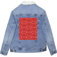 Patrones De Vectores 222 Unisex Sherpa-lined Denim Jacket | Artistshot