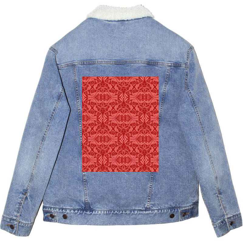 Patrones De Vectores 222 Unisex Sherpa-lined Denim Jacket | Artistshot