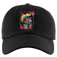 The Lovers Tarot Card Goth Tie Dye Kissing Lesbian Skeletons Kids Cap | Artistshot