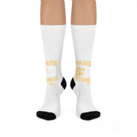 Christian Music Church Guitar Bass Jesus  Rock Gift Crew Socks | Artistshot