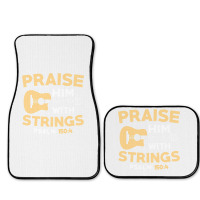 Christian Music Church Guitar Bass Jesus  Rock Gift Full Set Car Mats | Artistshot