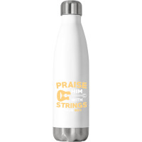 Christian Music Church Guitar Bass Jesus  Rock Gift Stainless Steel Water Bottle | Artistshot