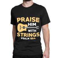 Christian Music Church Guitar Bass Jesus  Rock Gift Classic T-shirt | Artistshot