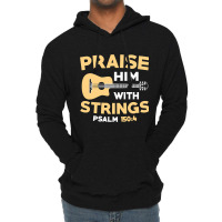 Christian Music Church Guitar Bass Jesus  Rock Gift Lightweight Hoodie | Artistshot