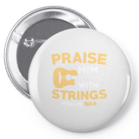 Christian Music Church Guitar Bass Jesus  Rock Gift Pin-back Button | Artistshot